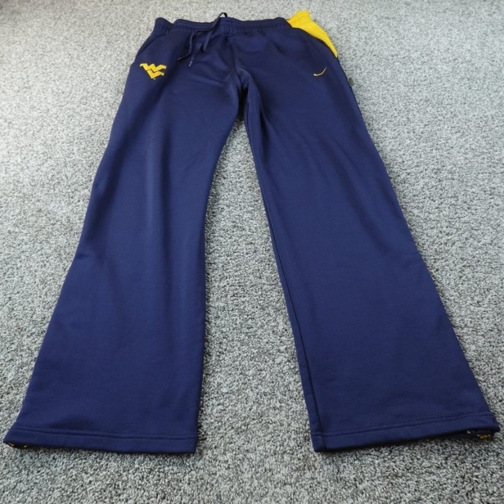 VTG‎ West Virginia Mountaineers Sweatpants Mens XL Blue Nike Warmup Jogger 90s